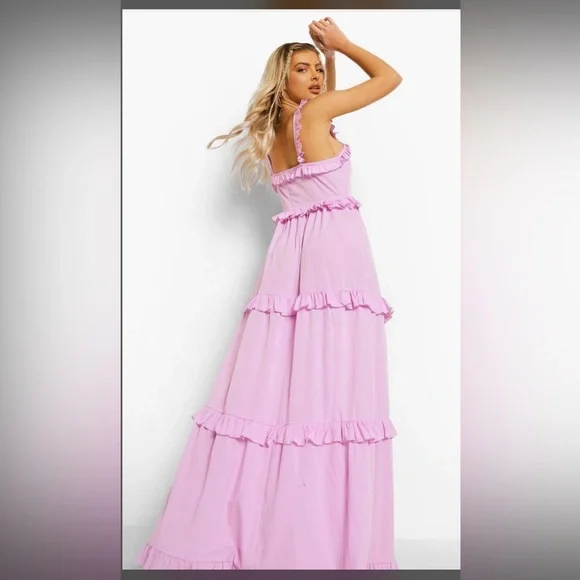 lace mesh overlay maxi dress PinkBlush Light Pink Lace Mesh Overlay Plus Maxi Dress